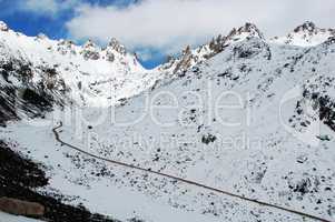 Landscape in winter