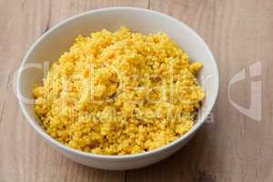 Gekochte Hirse - Cooked Millet