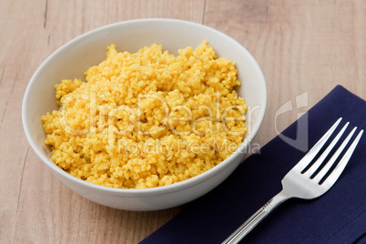 Gekochte Hirse - Cooked Millet