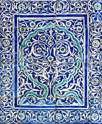 Tiled background with oriental ornaments Tiled background with oriental ornaments