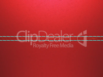 Red luxury stitched leather background