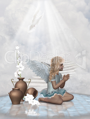 praying angel