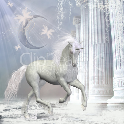 white unicorn