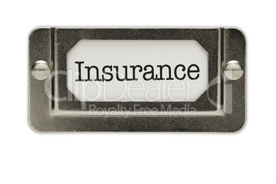 Insurance File Drawer Label