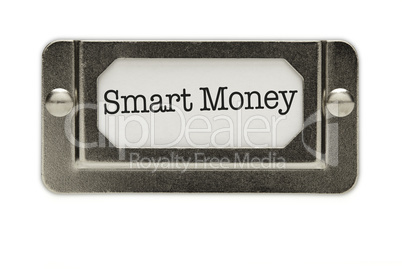 Smart Money File Drawer Label