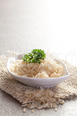 Reis in Schale / rice in bowl