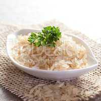 Reis in Schale / rice in bowl