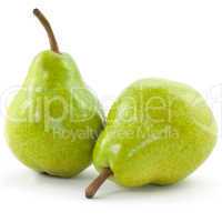 zwei Tafelbirnen / two pears