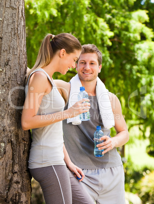 Lovers after the gym