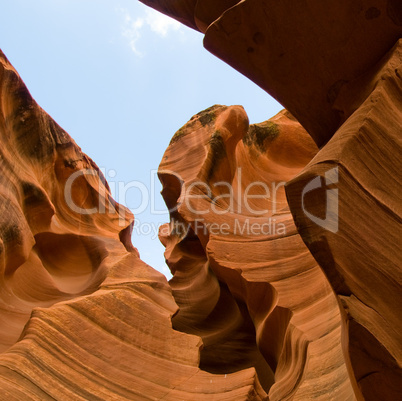 Abstract shapes of Antelope Canyon, Arizona, USA