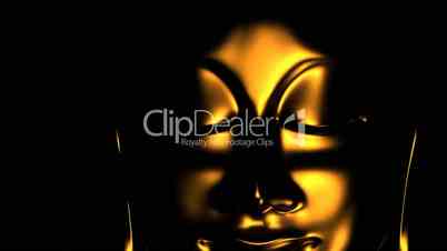 Golden Buddha by night video 01