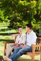 Couple on the bench