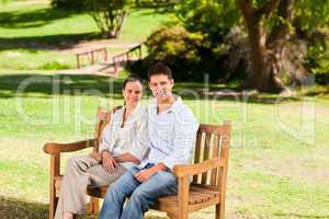 Couple on the bench