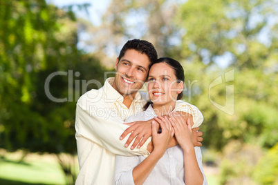 Lovers in the park Lovers in the park