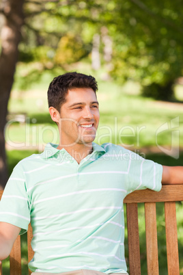 Man on the bench