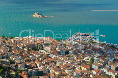 bourtzi castle, nafplion, greece