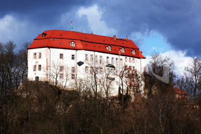 Schloss von Wolkenburg in Sachsen 614