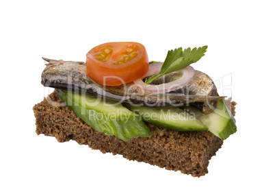 danish open sandwich