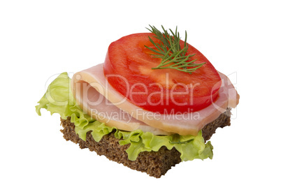 danish open sandwich