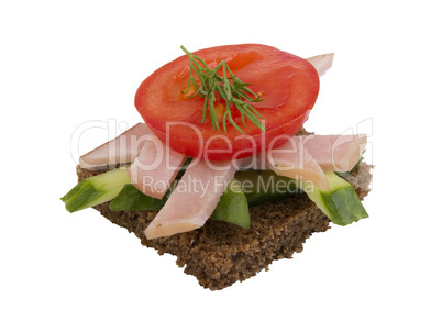 danish open sandwich