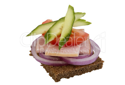 danish open sandwich