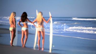 Surf Girls Healthy Lifestyle