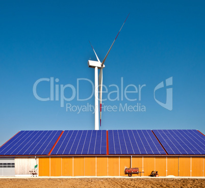Solarenergie und Windenergie