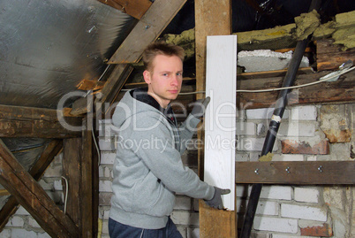 Dachstuhl ausbauen - roof truss reconstruct 04
