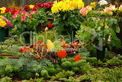 Friedhofsgesteck - floral arrangement cemetery 14