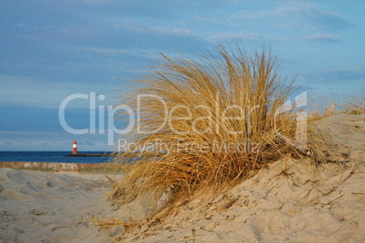 Am Strand von Warnemünde