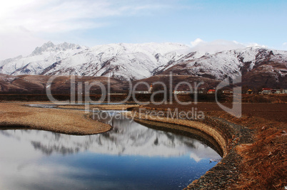 Landscape in winter