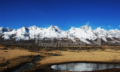 Landscape in winter