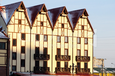 Ancient buildings in Kaliningrad