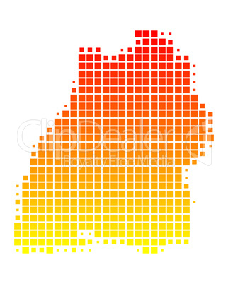 Karte von Baden-Württemberg