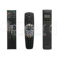 Three remote control devices