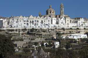 Locorotondo, die runde Stadt, Italien