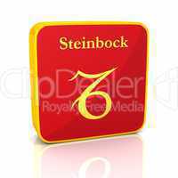 Sternzeichen - Steinbock Rot Gold