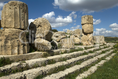 Griechische Tempel in Selinunte, Sizilien