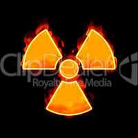 radioactive fire