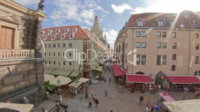 Münzgasse Dresden Altstadt Zeitraffer v2