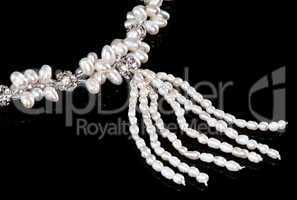 A part of a pearl necklace
