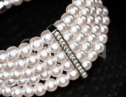 A pearl bracelet