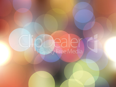 Colorful defocus light background