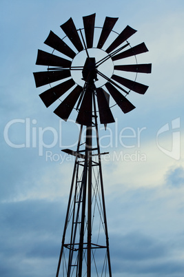 Windmill silhouette