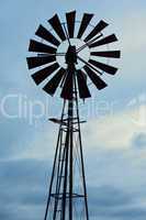 Windmill silhouette