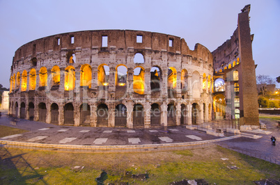 Colosseum at Night, Rome