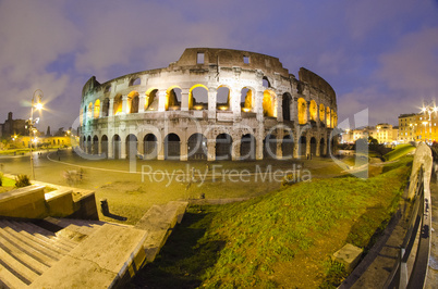 Colosseum at Night, Rome