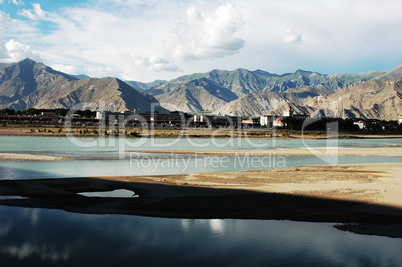 Landscape of Lhasa Tibet