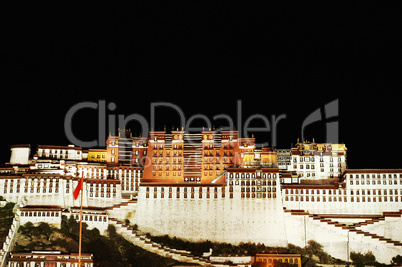 Night scenes of the Potala Palace