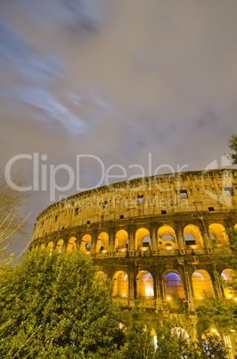 Colosseum at Night, Rome